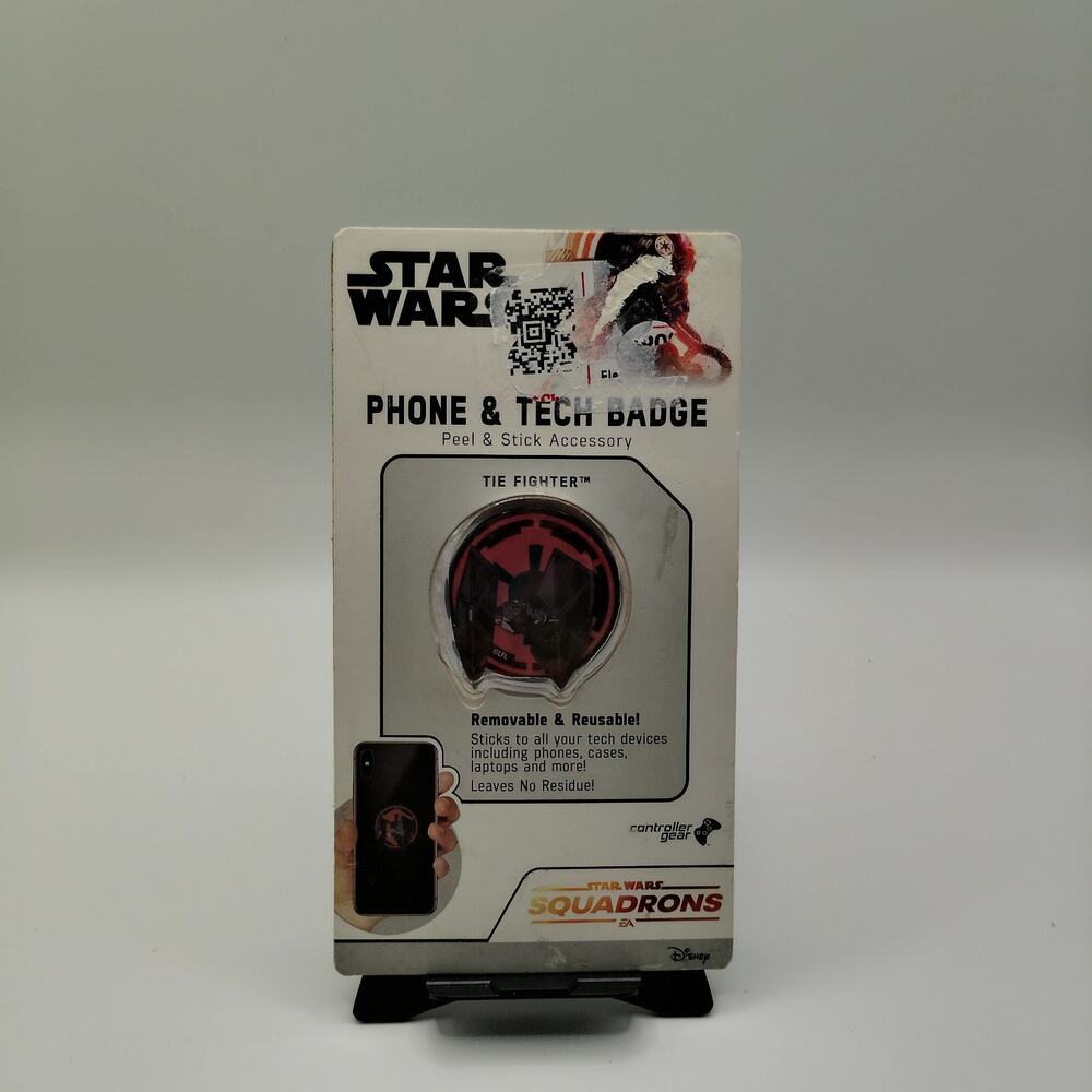 Star Wars TIE Fighter Phone Tech Badge Decal Controller Gear Squadrons NEW MOC